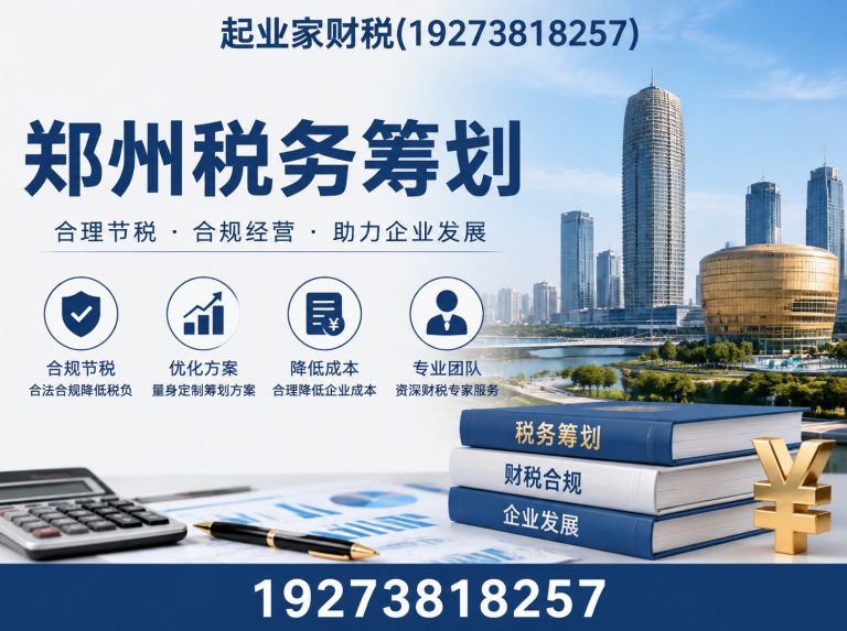 河南郑州税务筹划展示图